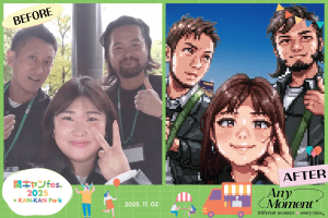 AIフォトキオスク「AnyMoment」が特別な体験を提供